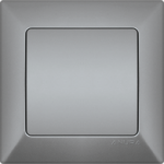 Выключатель Anura одноклавишный металл