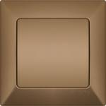 Выключатель Anura одноклавишный золото