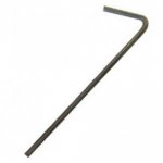 Прут металлический с крючком 1000мм